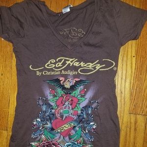 Women's Ed Hardy shirt extra small